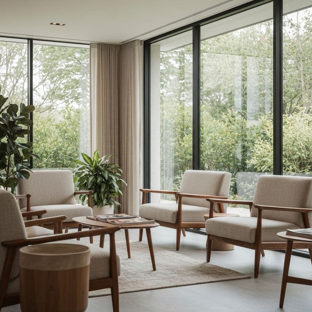 A calming therapy environment at Waybridge clinic