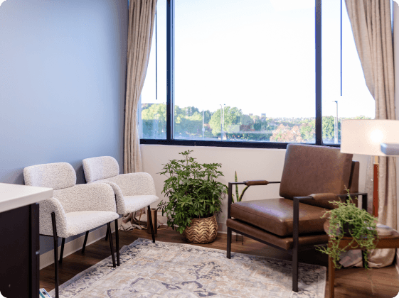 The solarium at Waybridge's Omaha clinic